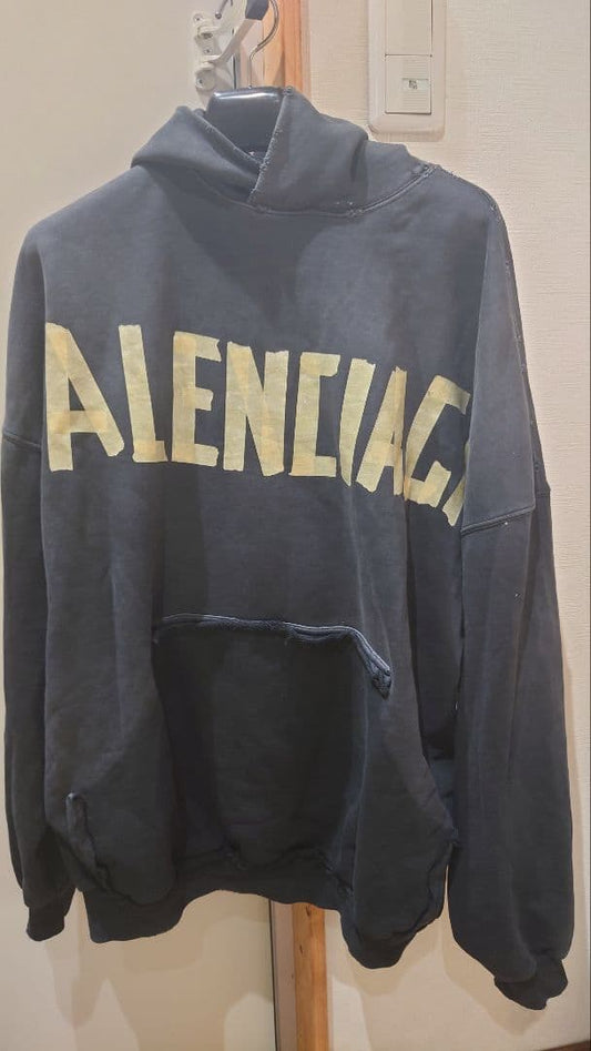 Balenciaga TapeType Ripped Pocket Hoodie #QYDAOD