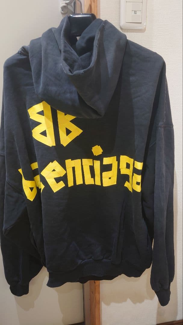 Balenciaga TapeType Ripped Pocket Hoodie #QYDAOD