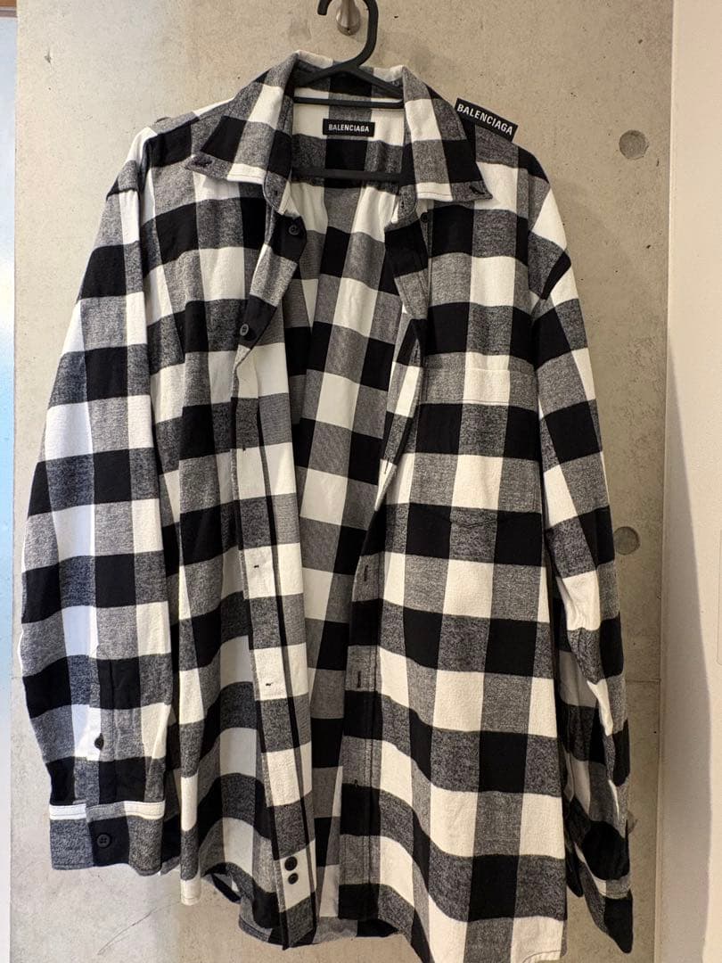 BALENCIAGA Valencia Buffalo Check Shirt #QYHSIV