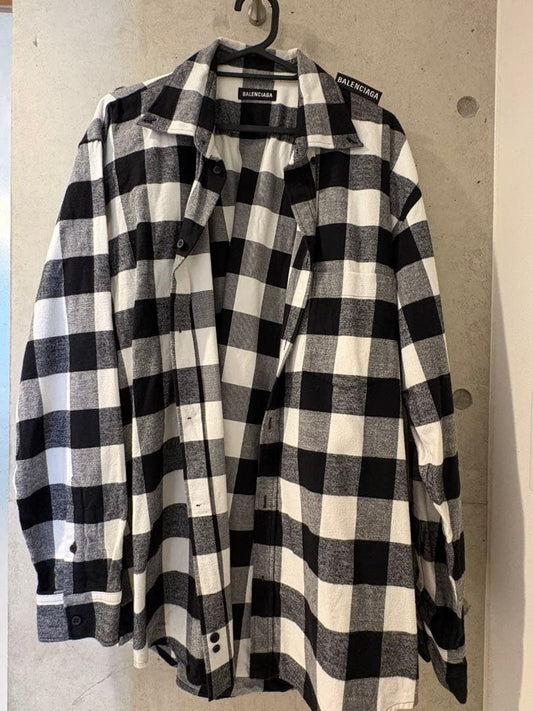 BALENCIAGA Valencia Buffalo Check Shirt #QYHSIV