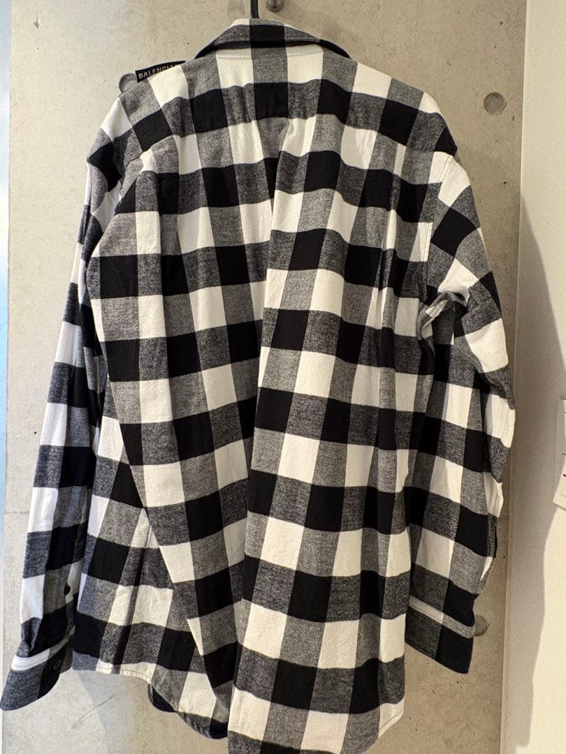 BALENCIAGA Valencia Buffalo Check Shirt #QYHSIV