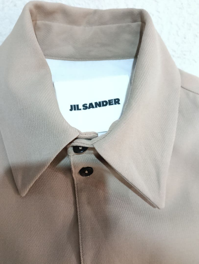 JIL SANDER Beige 100% Wool Shirt #QYCV42