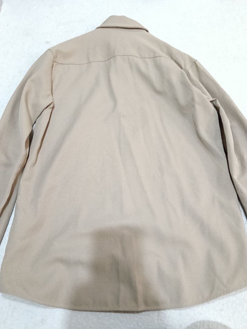 JIL SANDER Beige 100% Wool Shirt #QYCV42