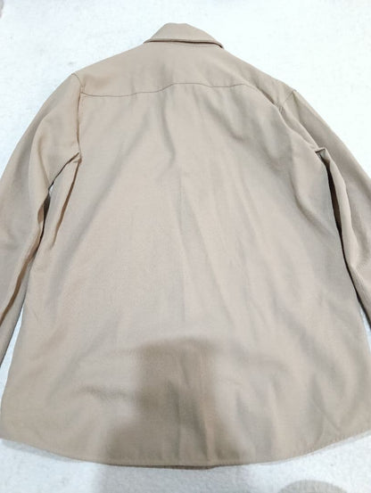 JIL SANDER Beige 100% Wool Shirt #QYCV42