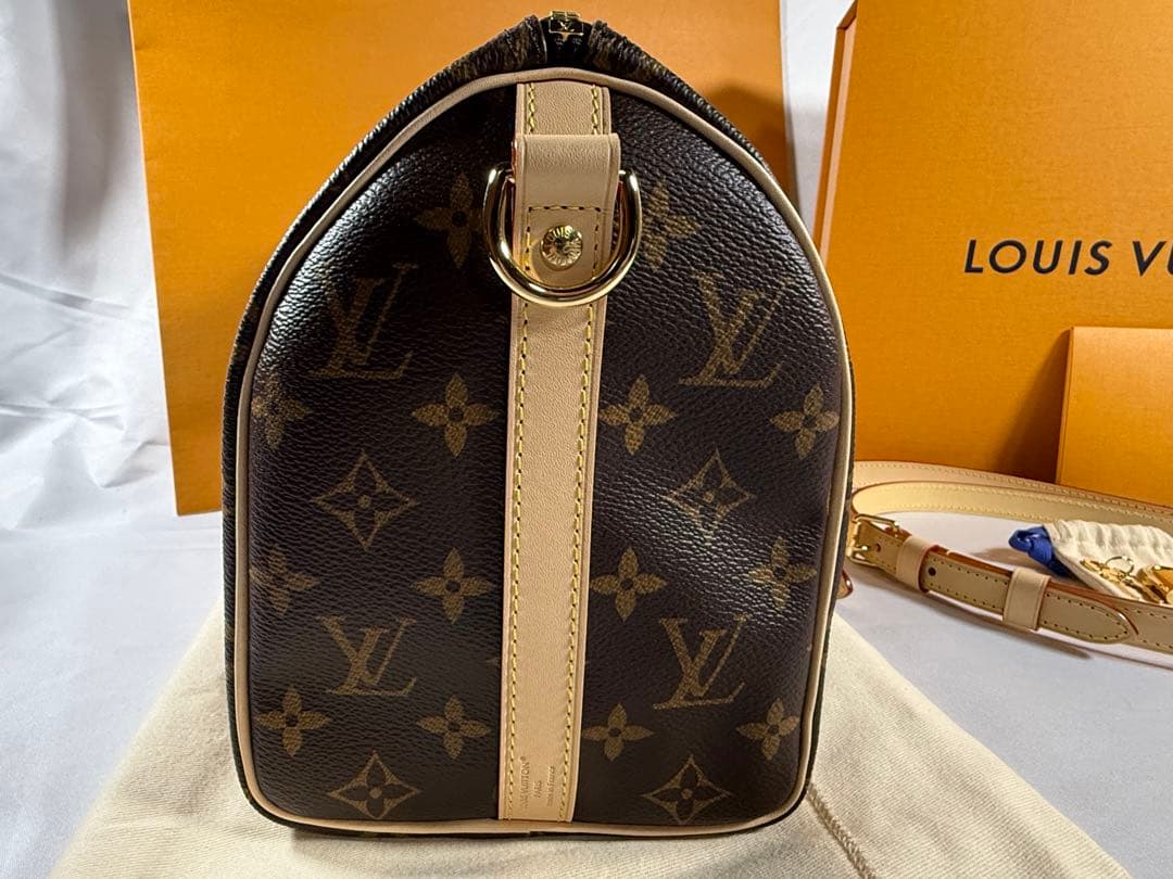 LOUIS VUITTON Speedy Bandouliere 25 Brown #QYIVAC