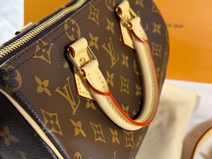 LOUIS VUITTON Speedy Bandouliere 25 Brown #QYIVAC