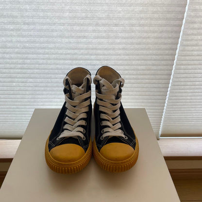 archive18ss PRADA Canvas High Sneakers #QY85K9