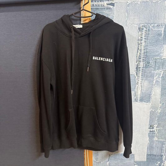 BALENCIAGA Black Hoodie #QYCFTW