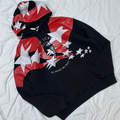 Alexander Wang Flag Print Hoody Black #QYF8H1