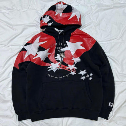 Alexander Wang Flag Print Hoody Black #QYF8H1