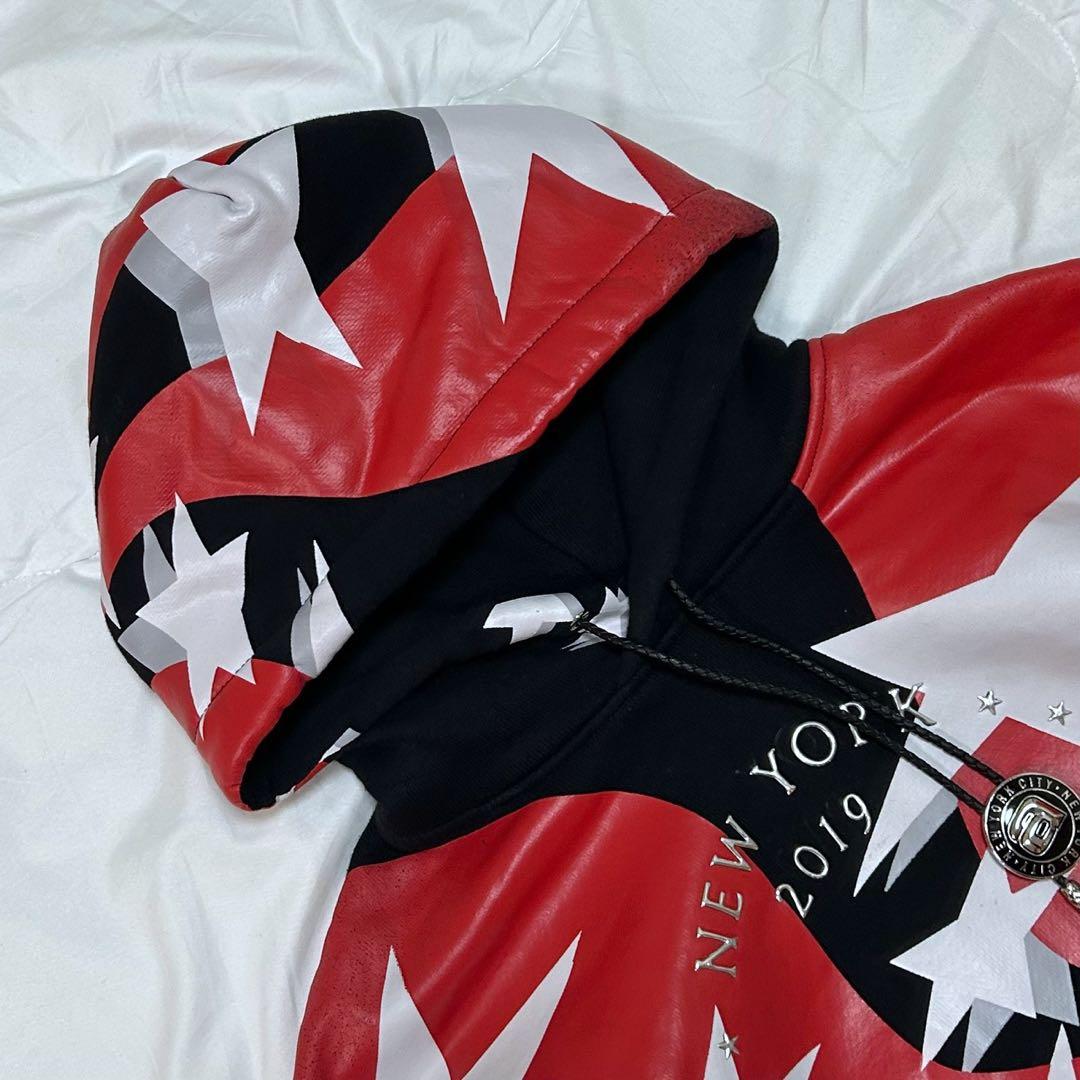 Alexander Wang Flag Print Hoody Black #QYF8H1