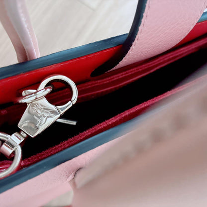 Christian Louboutin Red Studs Shoulder Bag Used Mint #QYEKS5