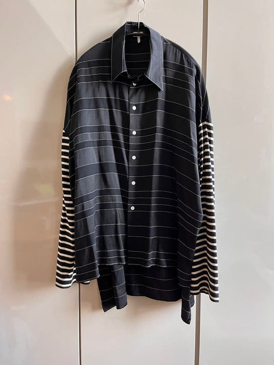 LOEWE striped long-sleeved shirt #QY8KU6