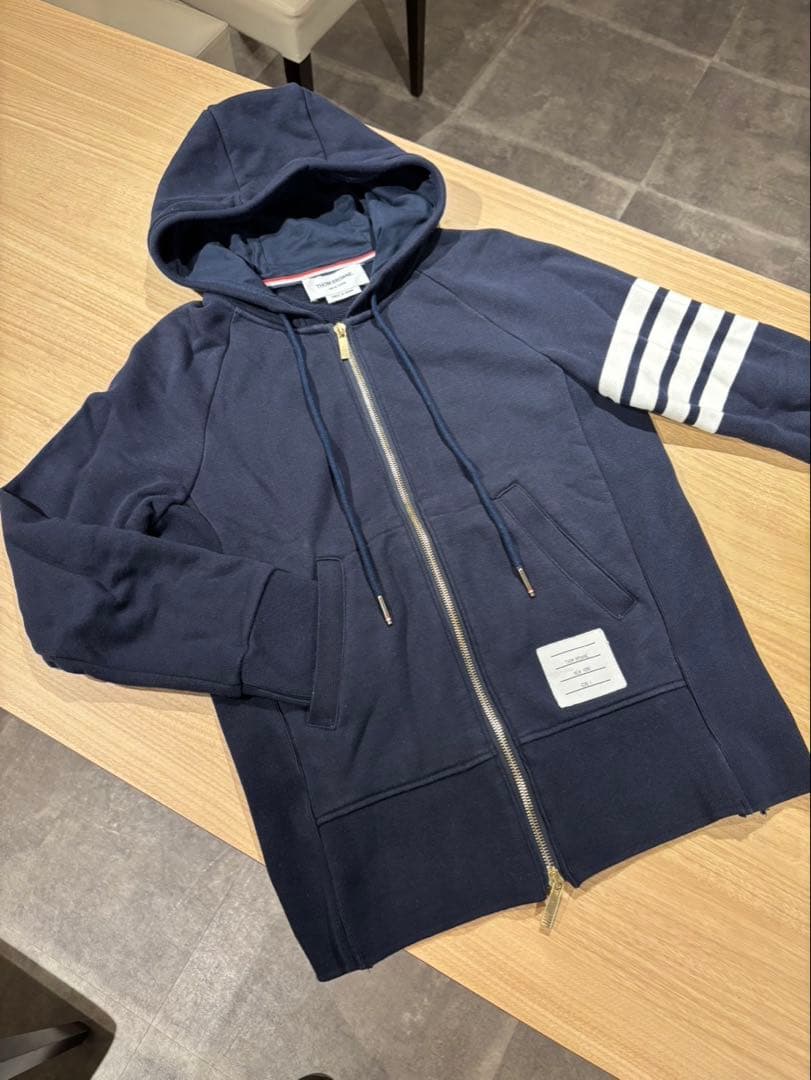 Thom Browne 4-Bar Hoodie #QY55N4