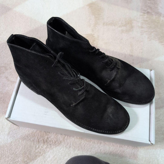 GUIDI Size 42 Horse Full Grain 8-Eye Boots #QY4Q16