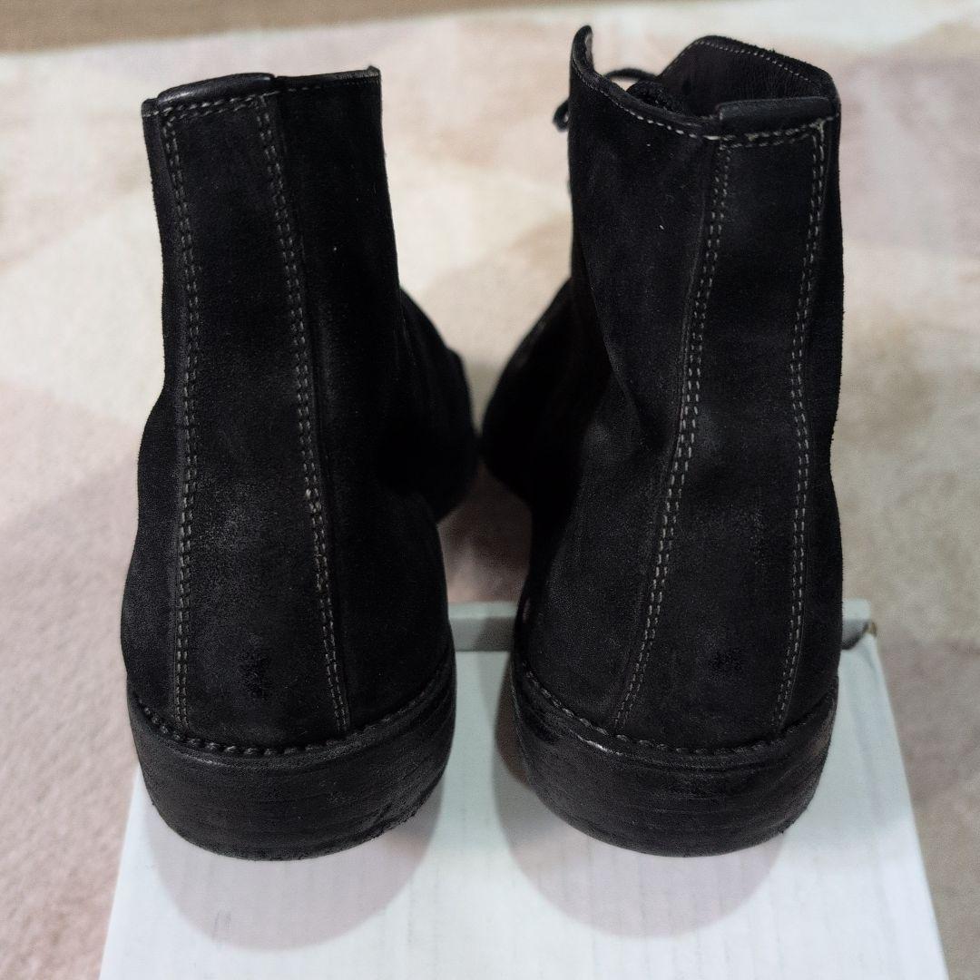 GUIDI Size 42 Horse Full Grain 8-Eye Boots #QY4Q16