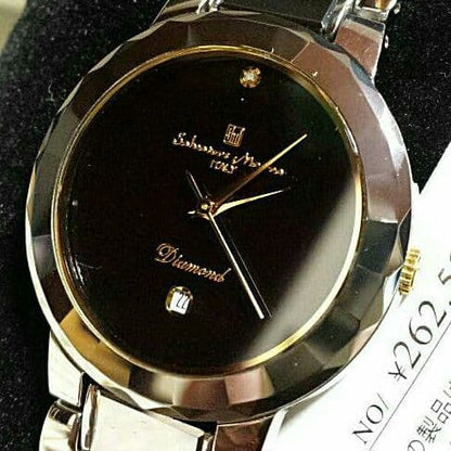 Top material: 18k pure solid gold (crown), with diamonds. #QY617C