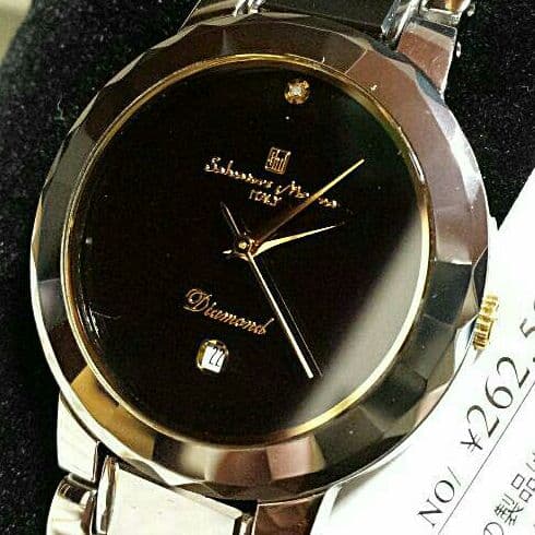 Top material: 18k pure solid gold (crown), with diamonds. #QY617C