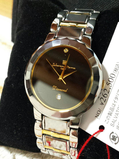 Top material: 18k pure solid gold (crown), with diamonds. #QY617C