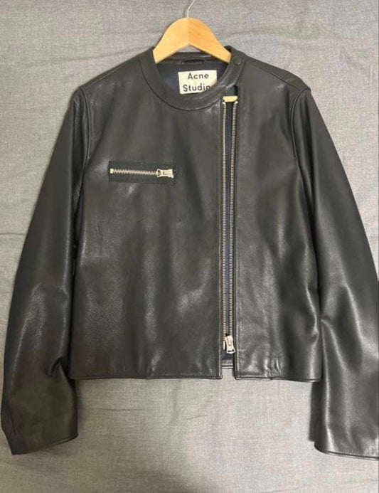 : Acne Studios leather jacket #QYGXO1