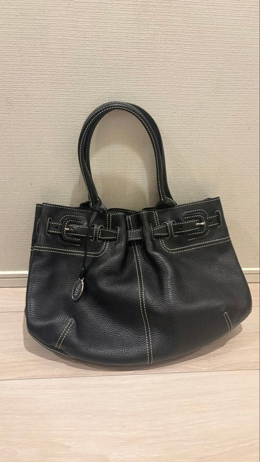 Tod's Tote Bag, Black #QY5DXF