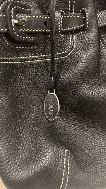 Tod's Tote Bag, Black #QY5DXF