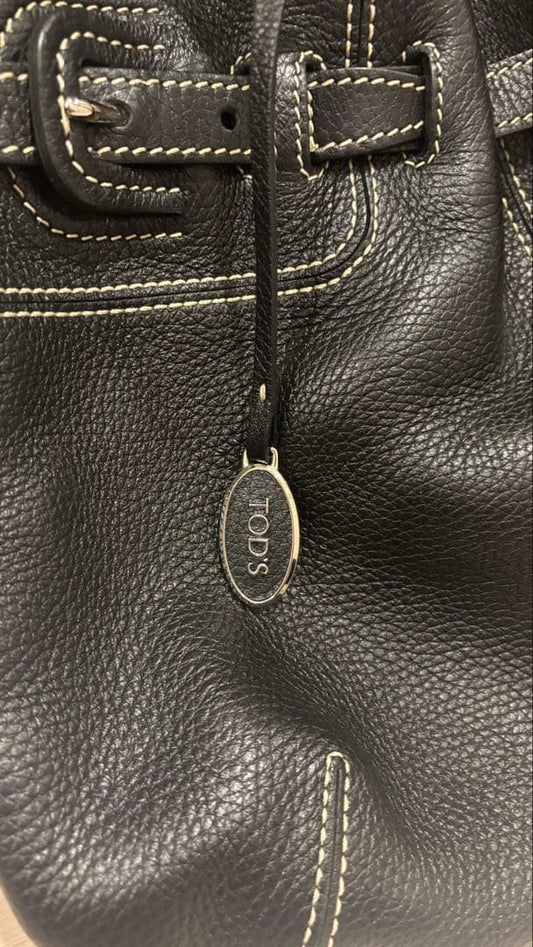 Tod's Tote Bag, Black #QY5DXF