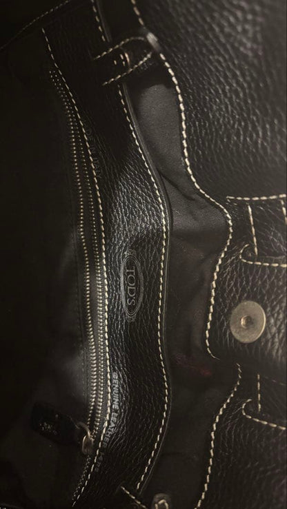 Tod's Tote Bag, Black #QY5DXF