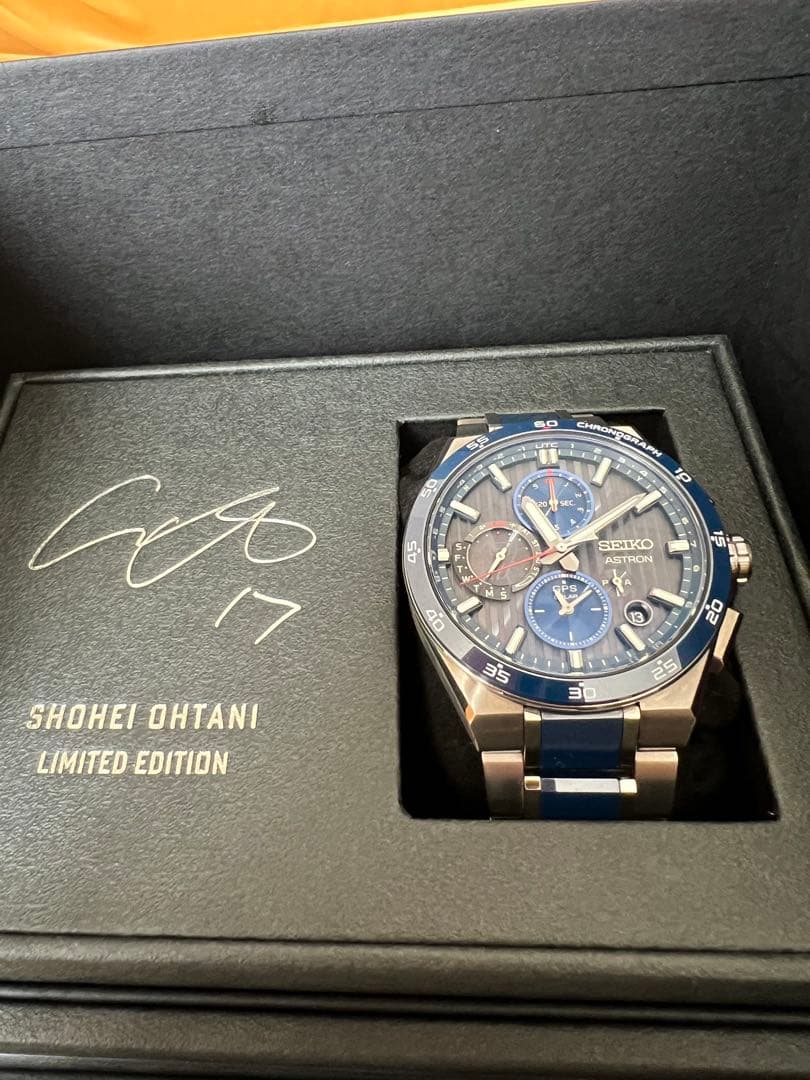 SEIKO ASTRON SBXC165 Shohei Ohtani Ltd Ed 1700 Chrono GPS #QY2L4P