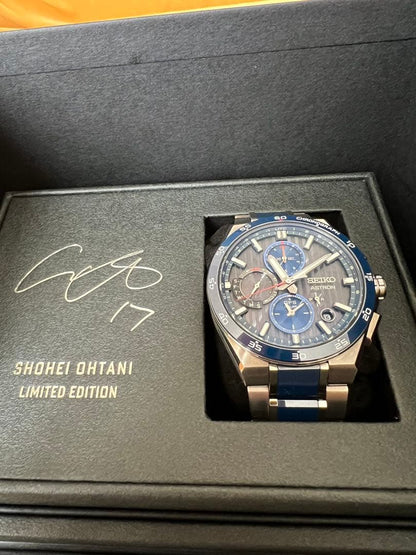 SEIKO ASTRON SBXC165 Shohei Ohtani Ltd Ed 1700 Chrono GPS #QY2L4P