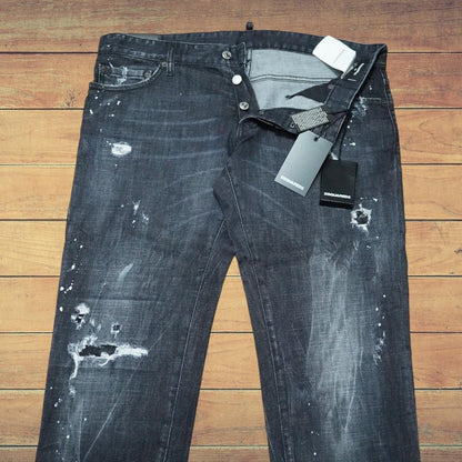 Dsquared2 black denim jeans #QYAJSX