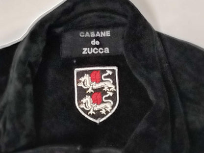 Cabando Zucca Pig Leather Suede Double Rider Jacket, Men's Size M #QY1Y85