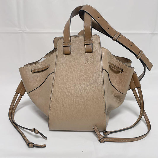 LOEWE Hammock Small Sand Drawstring Bag Authentic Spain #QYJRYD