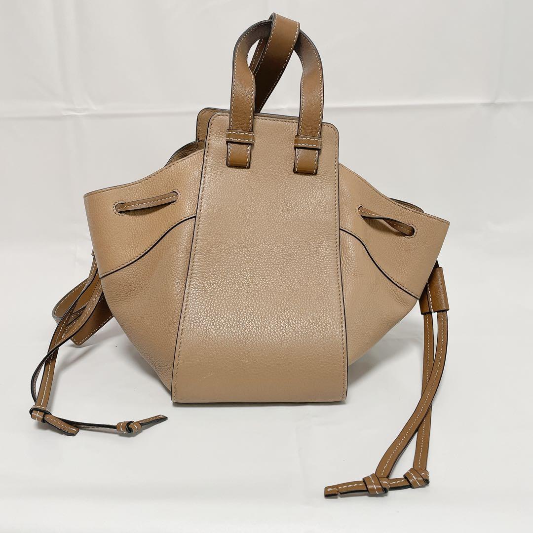 LOEWE Hammock Small Sand Drawstring Bag Authentic Spain #QYJRYD