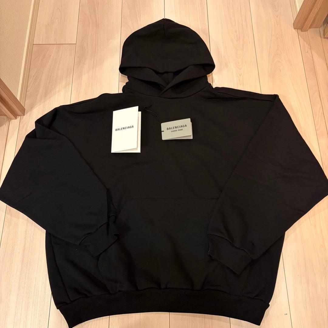 BALENCIAGA Medium Fit Pullover Hoodie #QYDYB0