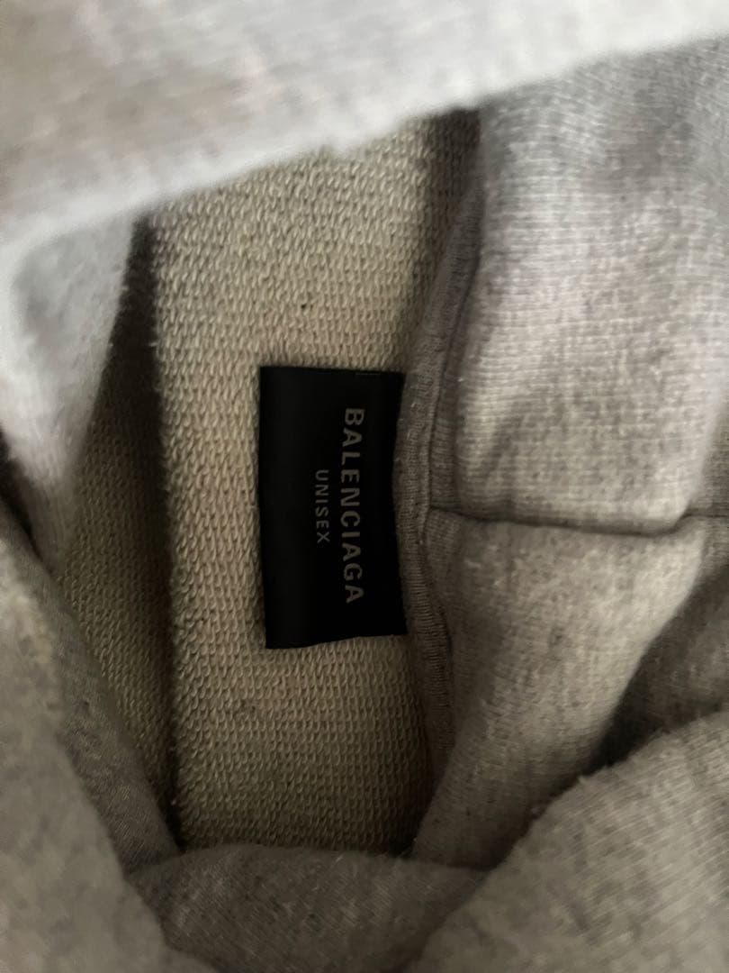 BALENCIAGA Grey Hoodie BE KIND #QYGQA0