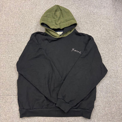 MARNI Marni logo embroidered oversized pullover hoodie size 46 #QYK5CT