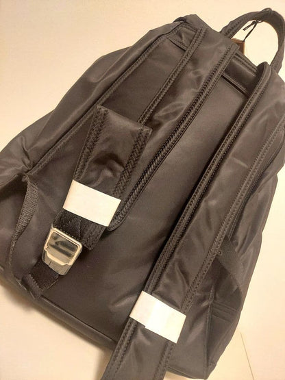 BURBERRY Nylon Backpack Black Logo Tag New Unused #QYB5RN