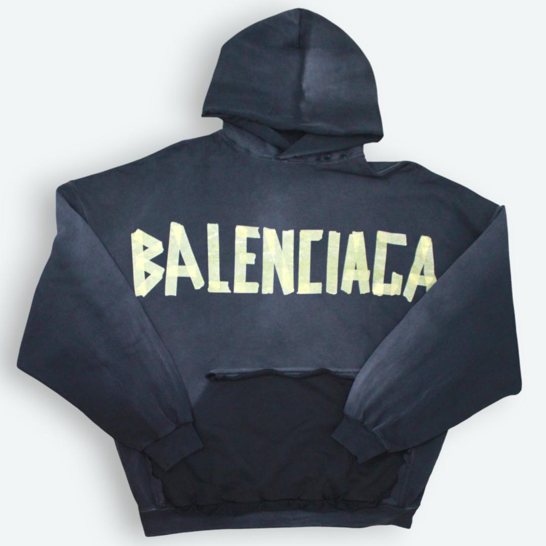 BALENCIAGA Tape Logo Hoodie 744190 Hoodie 1 #QY0VDR