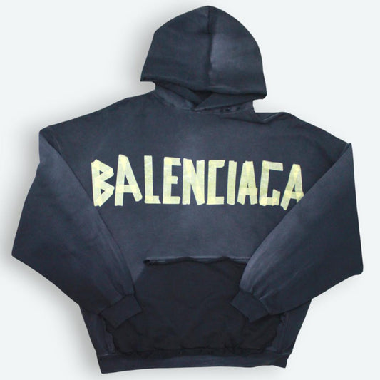 BALENCIAGA Tape Logo Hoodie 744190 Hoodie 1 #QY0VDR