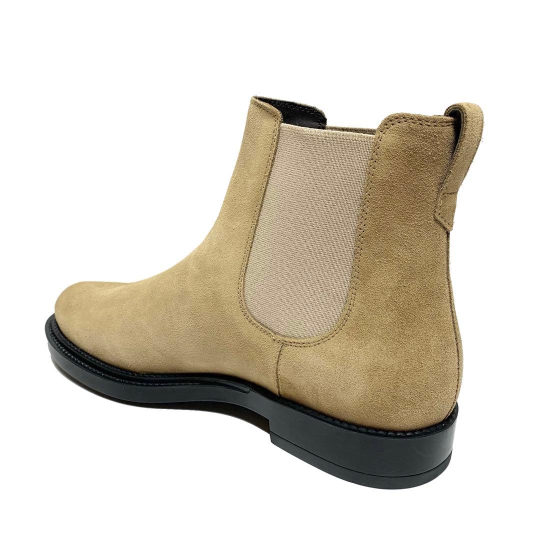 Tod's x Ron Herman suede leather side-gore boots, made in Italy #QY42PC
