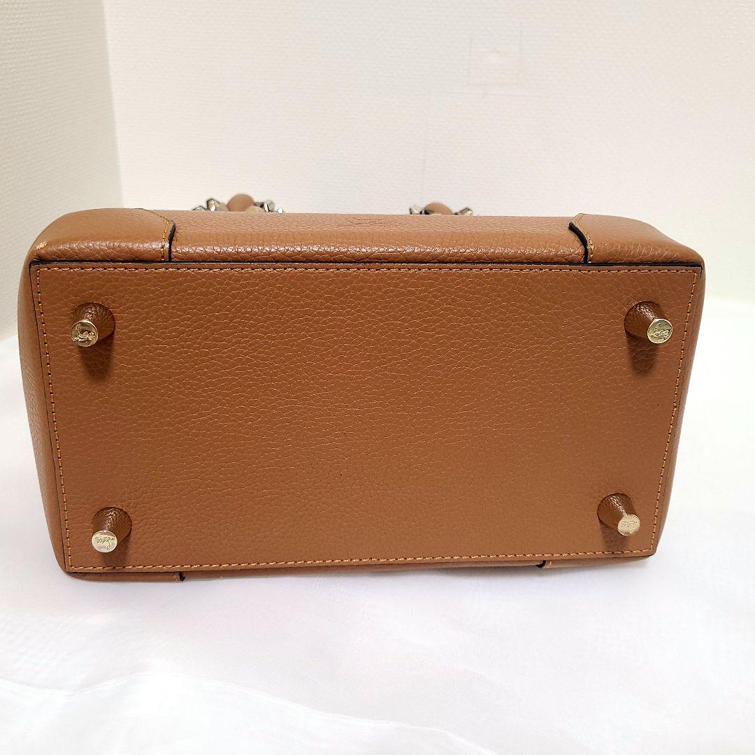 Christian Louboutin Eloise Small Studded Leather Handbag Brown Red #QY605K