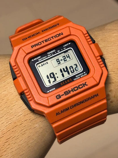 Collaboration G-SHOCK watch BEAMS orange solar #QY2L8K