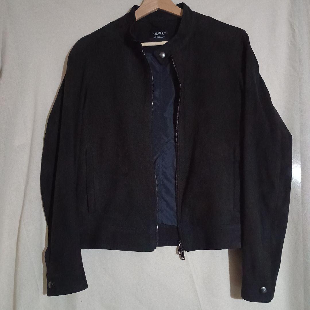 17EMMETI JURI Suede Single Riders Jacket #QY7ALI