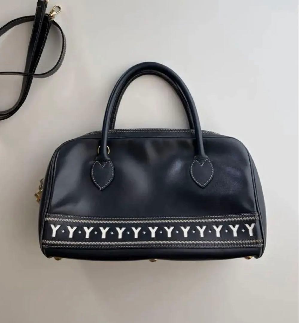 Yves Saint Laurent 2-Way Leather Handbag Mint #QYHSH0