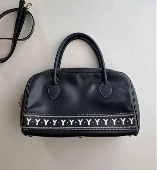 Yves Saint Laurent 2-Way Leather Handbag Mint #QYHSH0