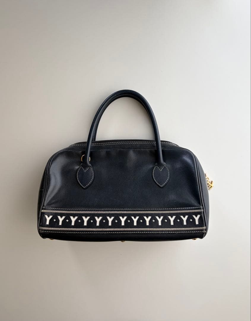 Yves Saint Laurent 2-Way Leather Handbag Mint #QYHSH0