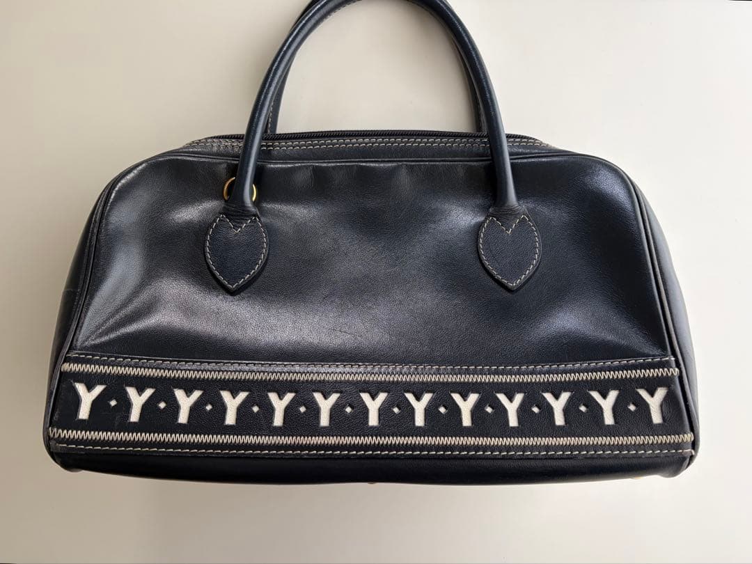 Yves Saint Laurent 2-Way Leather Handbag Mint #QYHSH0