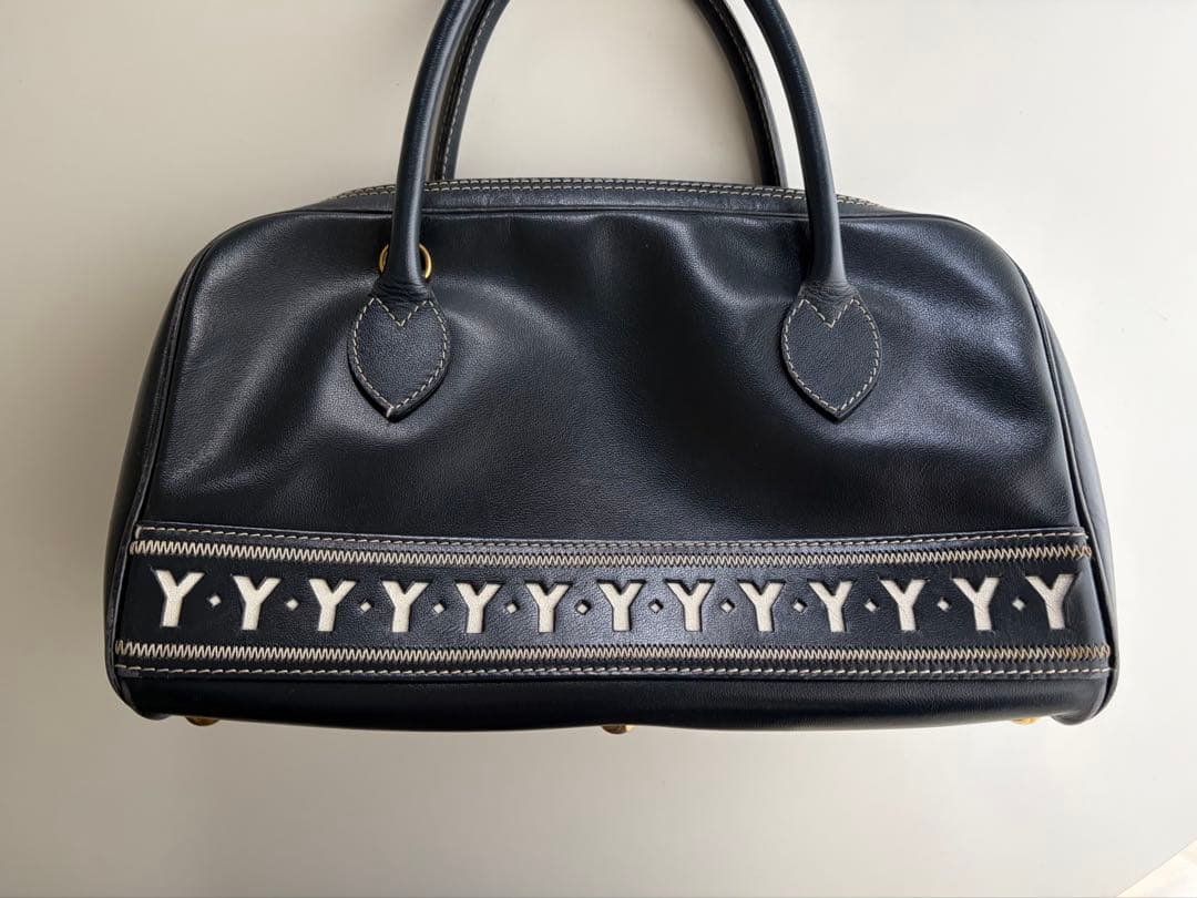 Yves Saint Laurent 2-Way Leather Handbag Mint #QYHSH0