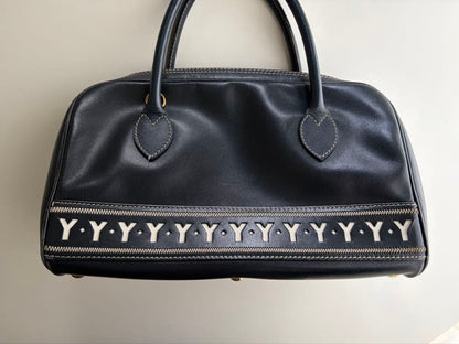 Yves Saint Laurent 2-Way Leather Handbag Mint #QYHSH0